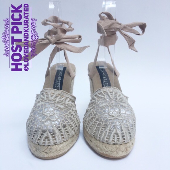 anne klein espadrille wedge